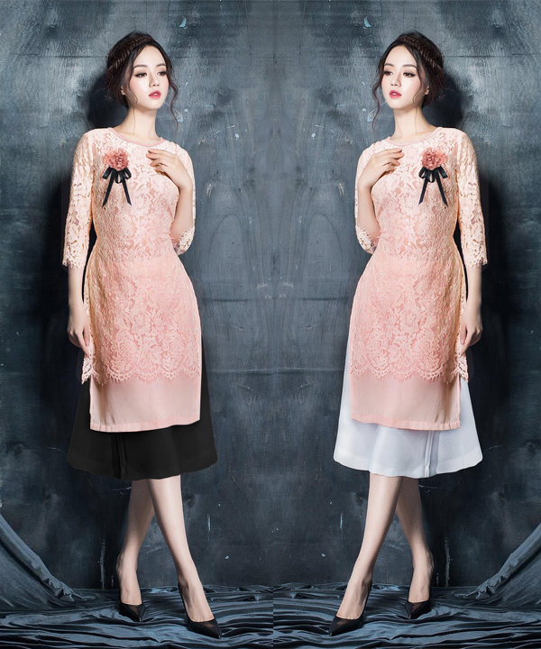 Áo Dài Cách Tân Vinabrands AD2128VN-AD312